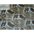 Leopardo patrón corto tela felpa/Suede tela
